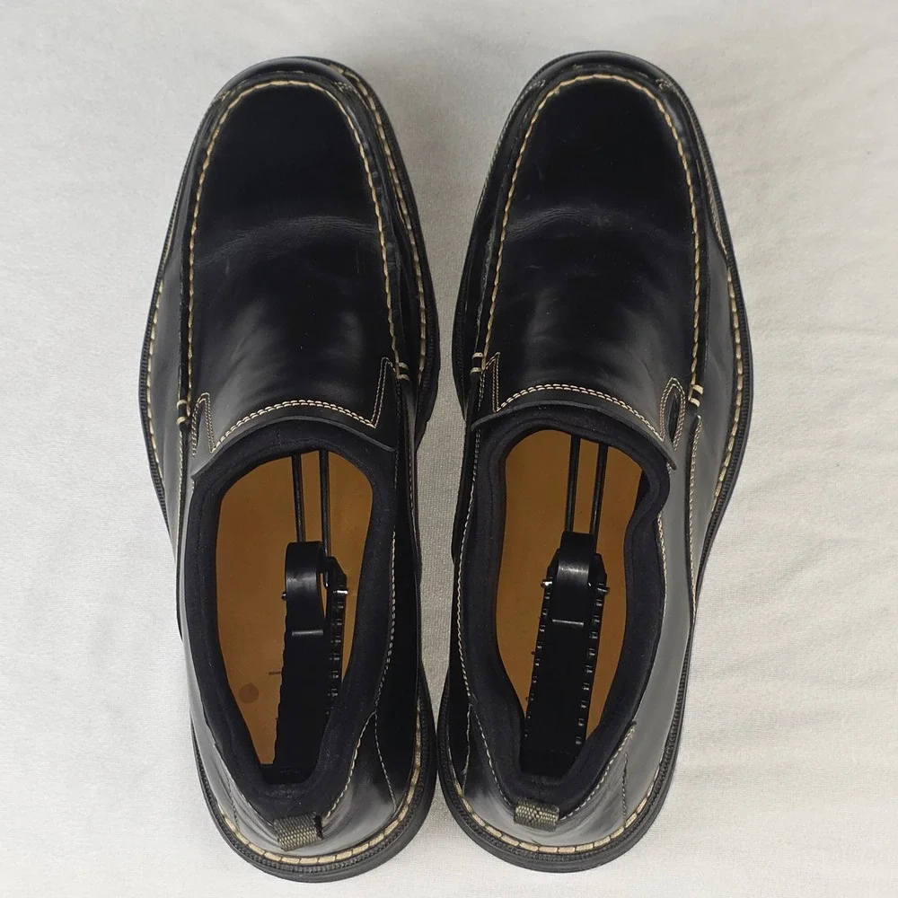 Cole Haan Loafers Black Mens Waterproof Nike Air Leather C07662 Size 11.5M